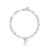 Karen Walker Runaway Girl Silver Charm Bracelet
