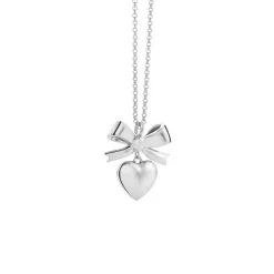 Karen Walker Superlove Bow 55cm Necklace | Sterling Silver