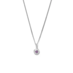 Kirstin Ash | Amethyst | February | Birth Stone | Silver | Necklace