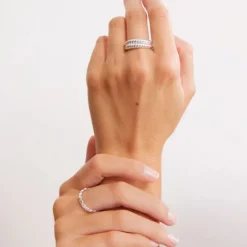 Kirstin Ash | Bloom | Silver | Ring | Size N