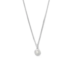 Kirstin Ash | Fresh Water Pearl | June | Birth Stone | Silver | Necklace