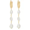 Kirstin Ash | Moonrise | Fresh Water Pearl | Gold Plated | Earrings