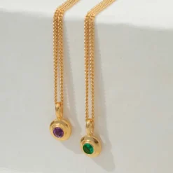 Kirstin Ash | November | Birthstone | Citrine | 18k Yellow Gold | Necklace