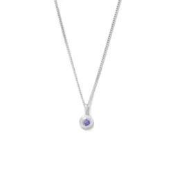 Kirstin Ash | Tanzanite | Dec | Birth Stone | Silver | Necklace