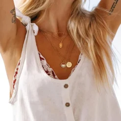 Kirstin Ash | Traveller Coin | Gold Plated | Necklace