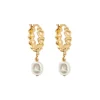 Kirstin Ash | Vacation | Gold Plated | Fresh Water Pearl | Drop | Earrings