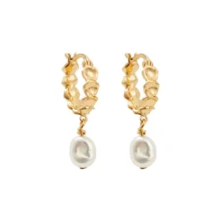 Kirstin Ash | Vacation | Gold Plated | Fresh Water Pearl | Drop | Earrings