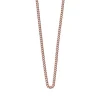 Kirstin Ash 40-45cm Curb Chain | 18k Rose Gold Vermeil