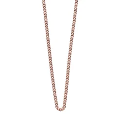 Kirstin Ash 40-45cm Curb Chain | 18k Rose Gold Vermeil