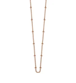 Kirstin Ash 40-45cm Curb Chain | 18k Rose Gold Vermeil