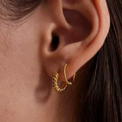 Kirstin Ash Cypress Hoop Earrings