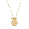 Kirstin Ash Gold Vacanza Coin FW Pearl Necklace