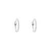 Kirstin Ash L'Amour Hoop Earrings | Silver