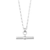 Kirstin Ash Roam T-Bar Sterling Silver 45cm Necklace