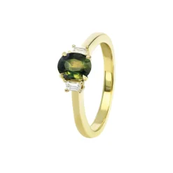 Le Verte 18k Parti Green Sapphire Ring