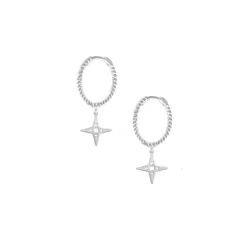 Lindi Kingi | Engraved with Tiny Star | Earrings