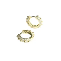 Lindi Kingi | Ocean | Gold Plated | Huggie Earrings