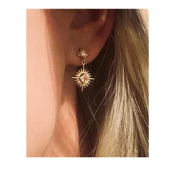 Lindi Kingi Gold Starburst Earrings | Gold
