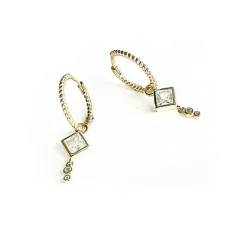 Lindi Kingi Into the Light | Celeste Earrings | CZ Gold