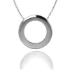 Love Sterling Circle of Love Plain Pend 45cm