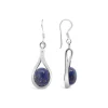 Luna 'Autonoe' Drop Hook Earrings | Sterling | Lapis
