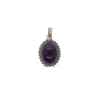 Luna 'Euanthe' Amethyst Cabochon Pendant | Silver OX