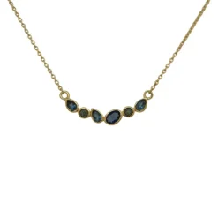 Luna 'Greip' Iolite Hydro Gold Necklace