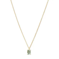 Luna 'Juliet' Green Amethyst Necklace