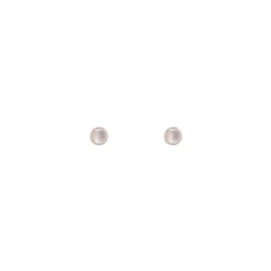 Luna Petite Mother of Pearl Stud Earrings | Sterling Silver