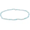 Luna Silver Amazonite Bead Stretch Bracelet