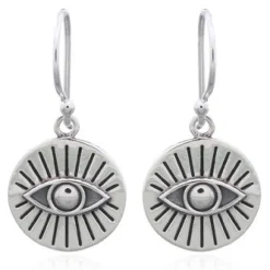 Luna 'Sycorax' Protection Eye Hanging Earrings