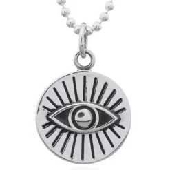 Luna 'Sycorax' Protection Eye Necklace | Silver