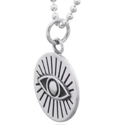 Luna 'Sycorax' Protection Eye Necklace | Silver