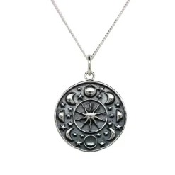 Luna 'Triton' Celestial Necklace | Sterling Silver | 45cm