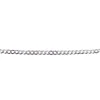 Omnia Diamond Cut Curb Link 50cm Chain | Silver RH