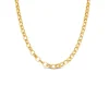 Omnia 9k NZ Made 50cm Oval Belcher Chain