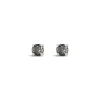 Omnia ‘Multicolor’ Black Stud Earrings