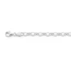 Omnia Oval Belcher Bracelet | Sterling Silver | 19cm