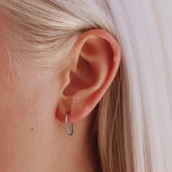 Omnia Regular 12mm Sterling Silver Sleepers