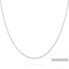 Omnia Sterling Silver Adjustable Wheat Chain - 50cm