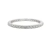 Promise 'Deluxe' Eternity Ring | Silver | Size K