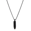 Revolution Black Stainless Steel Bullet on 50cm Box Chain
