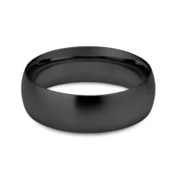 Revolution Matt Black Ring