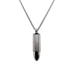 Revolution Stainless Steel Bullet on 55cm Chain