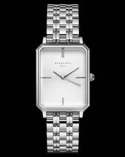 Rosefield Octagon Silver Watch
