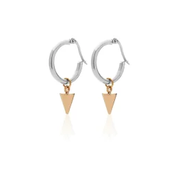 Silk & Steel Kate Hoop Earrings