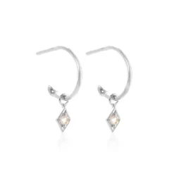 Silk & Steel Keepsake Rose Quartz & Silver Earrings