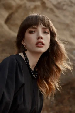 Silk & Steel Party at the Front Necklace | Gold