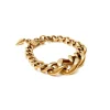 Silk & Steel Phoenix Graduated Bracelet | Steel | Gold