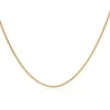 Silk & Steel Roma Necklace | Steel Gold | 45cm